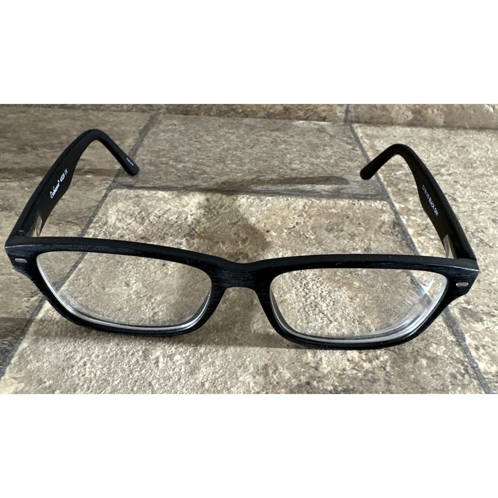 Enhance 4029 Black Oak Eyeglasses Frame Full Rim Spring Hinge 53-16-143-36mm